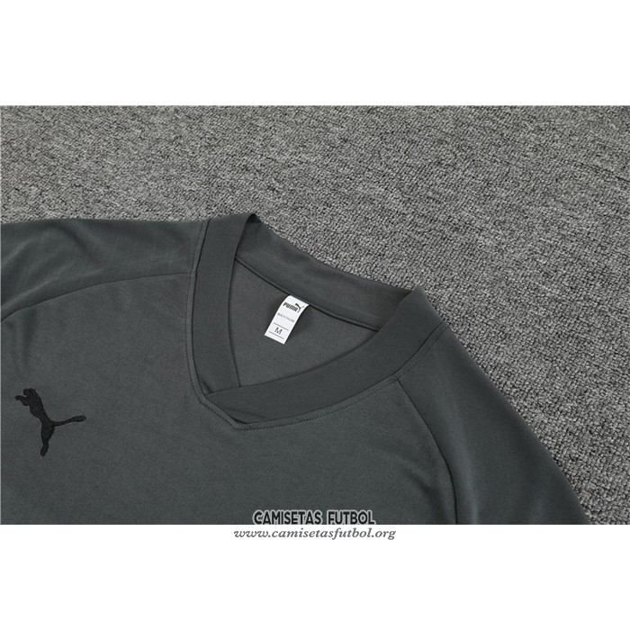 Chandal del Borussia Dortmund Manga Corta 2022/2023 Gris - Pantalon Corto